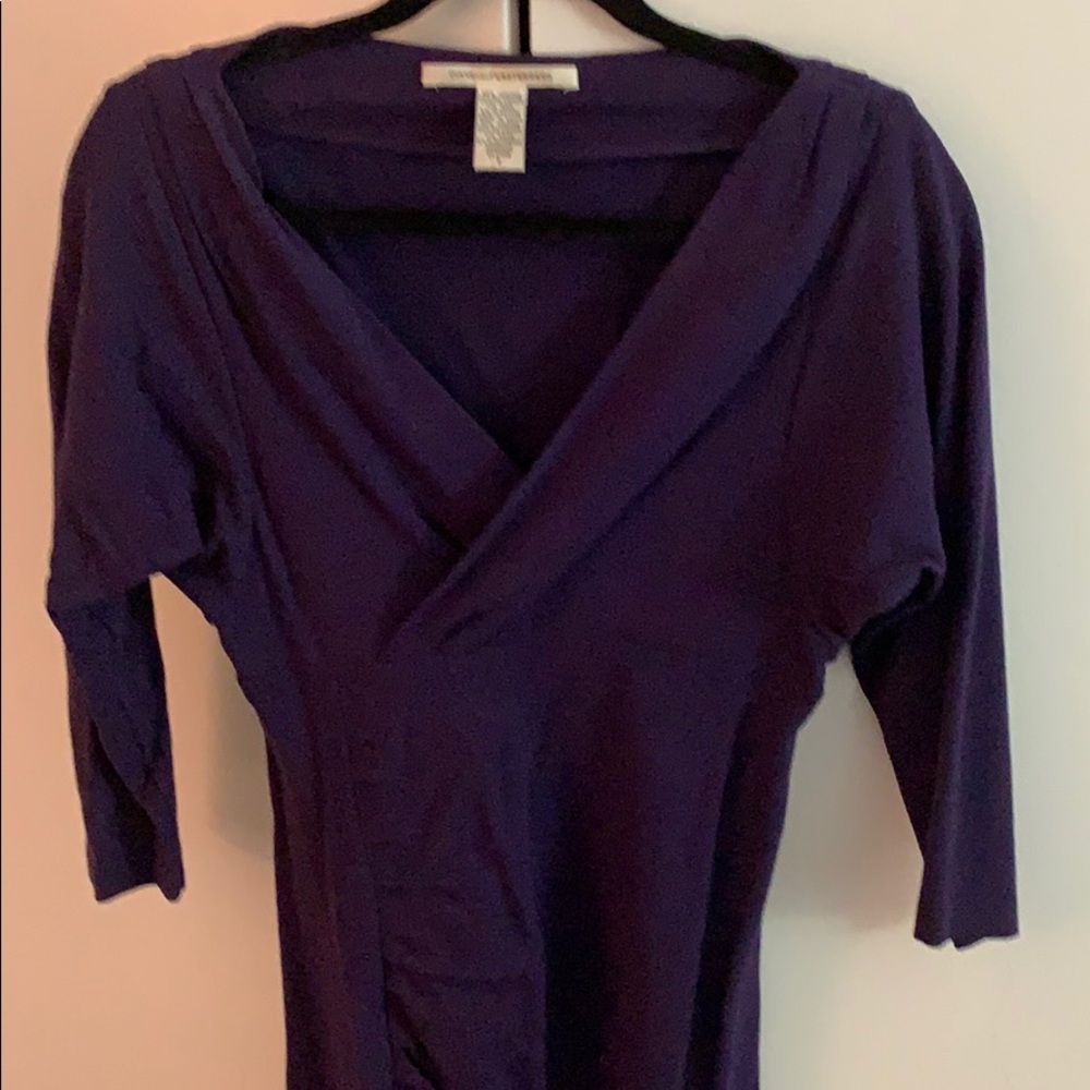DVF Ruched Dress - Picture 2 of 5